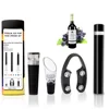 4-piece set-silver magnetic air pressure bottle opener