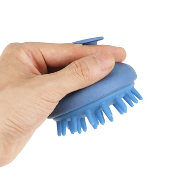 Multi-color Portable Massage head Pet massage High Quality Washing Silicone Hair Brush for SHANGZHIYI