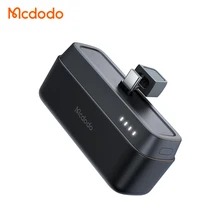 Mcdodo 630 Mini Portable Charger 5000mAh with USB-C Phone Stand Fast PD Charging 20W Type-C LED Display Power Bank for iPhone 15