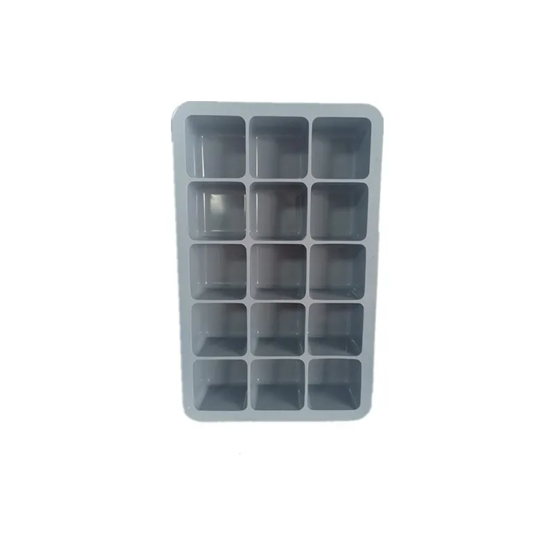 silicone ice tray 15 holes square ice lattice ice cube making mold hotel restaurant household chocolate DIY mold