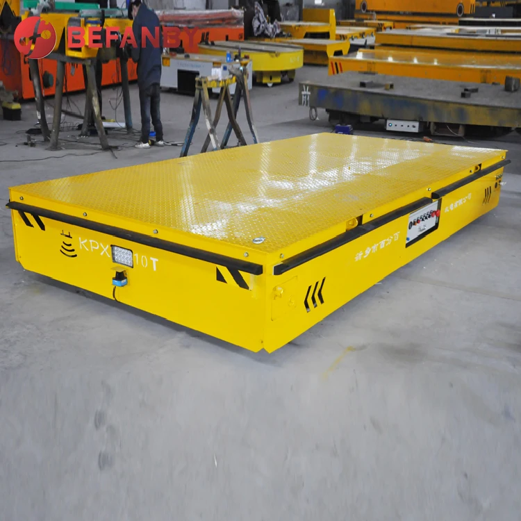 Raw Material Handling Rail Transfer Solution 5 Ton Transfer Trolley for Sale
