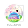 7-inch plate 10pcs-gaby's doll house