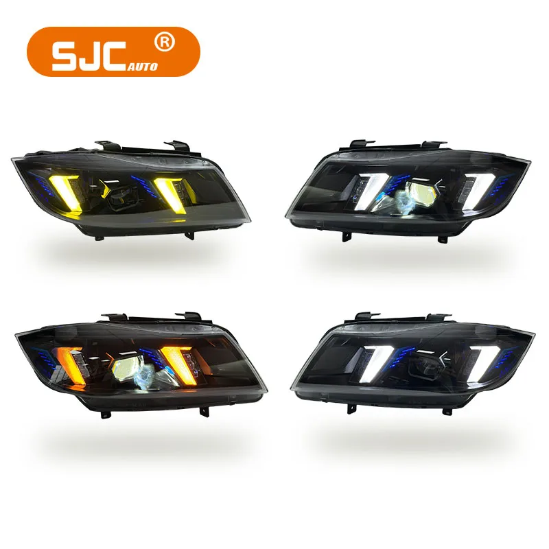 Cejas De Fibra De Carbono Para BMW Serie 3 E90 E91 – Estilo Deportivo Y Protección Para Faros 2005-2012