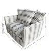 Beige & Brown Stripe