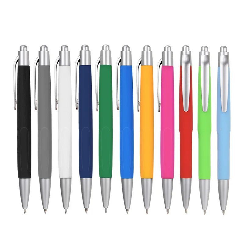 Custom Branded Plastic Rubber Coated High Quality Promotional Gifts Gel Pen Cheap Pen for Promotion Giveaway with Custom logo