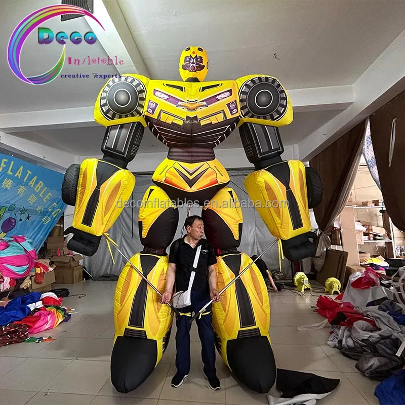 Festival Event Robot Costume Inflatable Customized Walking Inflatable Robot Costume