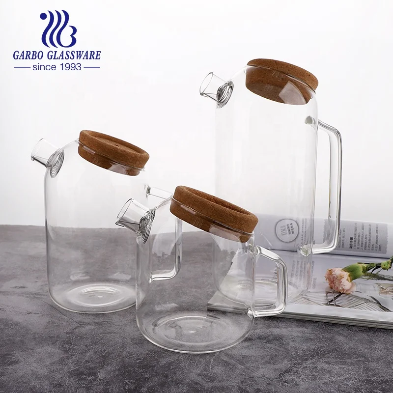 Heat Resistant Borosilicate Glass Jugs Glass Kettle Glass Pot for