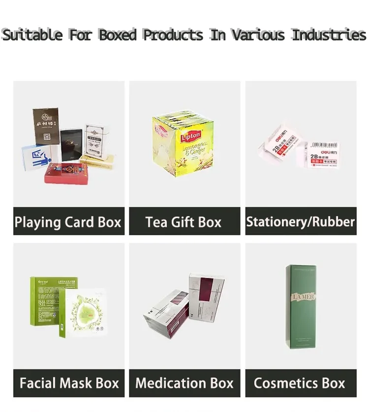 Automatic Transparent Film Mask Packing Machine Facial Cleanser Lotion Cream Cosmetic Gift Box Cellophane Wrapping Machine