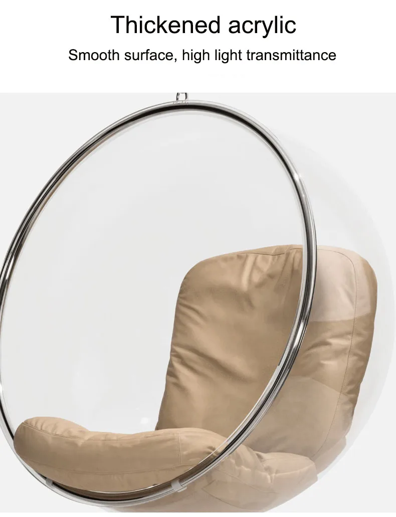 Yasn Hwqq019 Bubble Chair Transparent Ball Home Ceiling Swing Acrylic