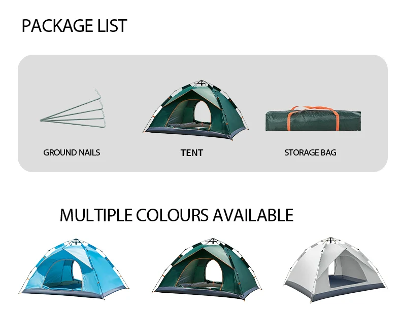 Good Quality Tents Camping Outdoor Waterproof Large Family For Sale