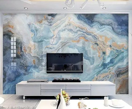 Luxury 3D Printing High Gloss Pvc Uv Marble Sheet Wall Panel Uv Marble ...