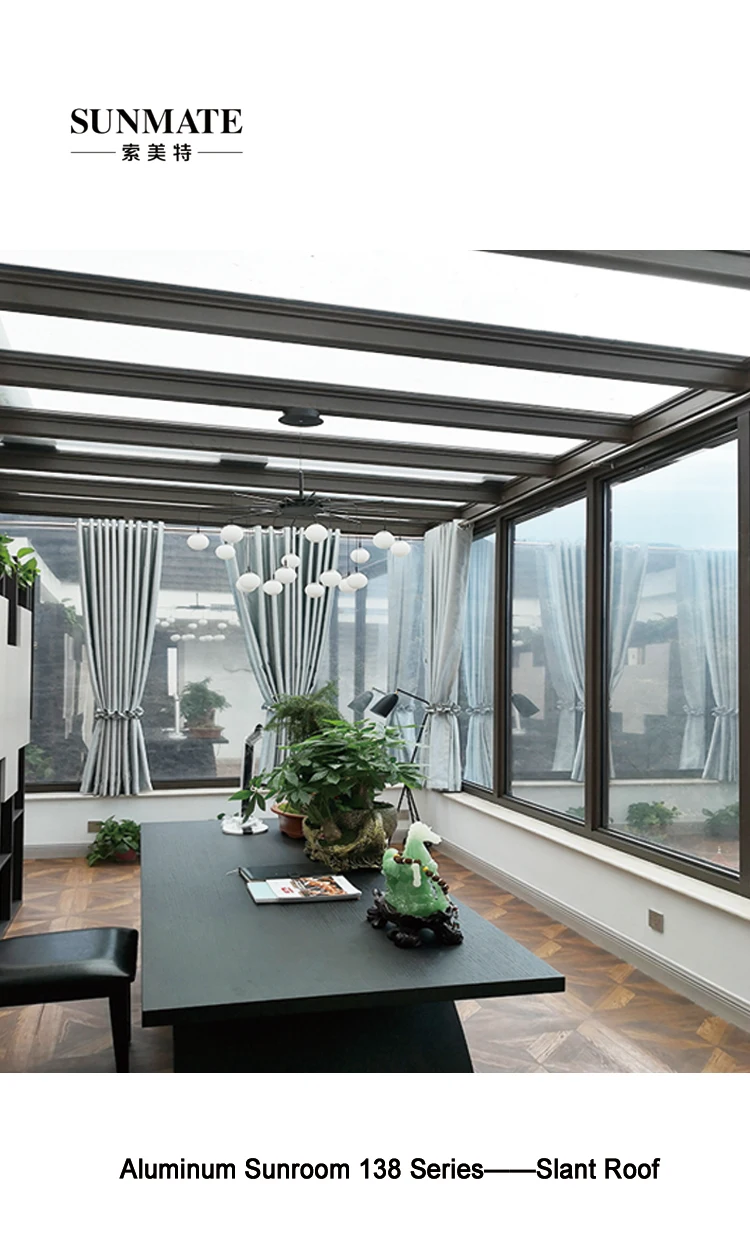 Stunning High End Sunroom For Apartment With Eco Friendly Glazes image