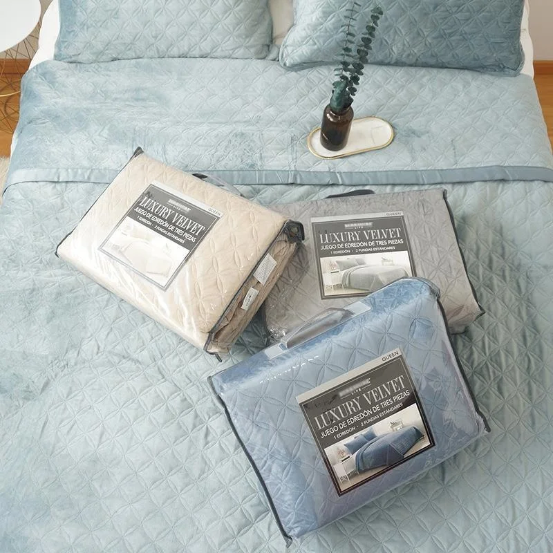 Wholesale Custom King Size Quilt Set Bedding With Coverlet Bedspread