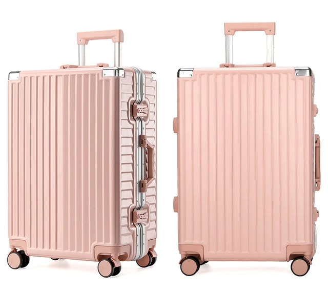 Carry on Luggage Lightweight Hardside Suitcase , Aluminum Frame Suitcase Hard Shell with Spinner Wheels TSA Lock