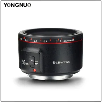 YONGNUO YN50mm F1.8 II Standard Prime Large Aperture Auto Focus Lens for 70D 5D2 5D3 600D DSLR Camera detail image