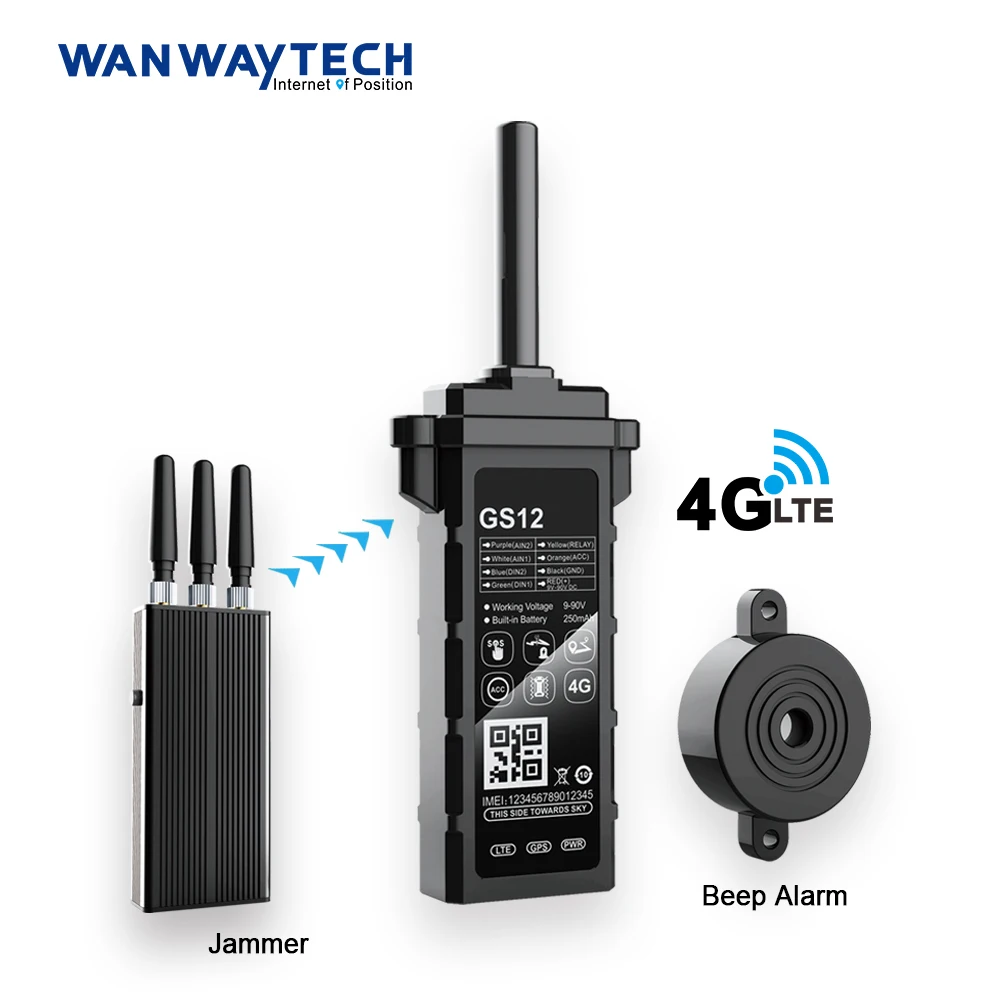 Anti Jammer Ip67 Tracker With Beep Alarm Cut Engine Remotely Fleet