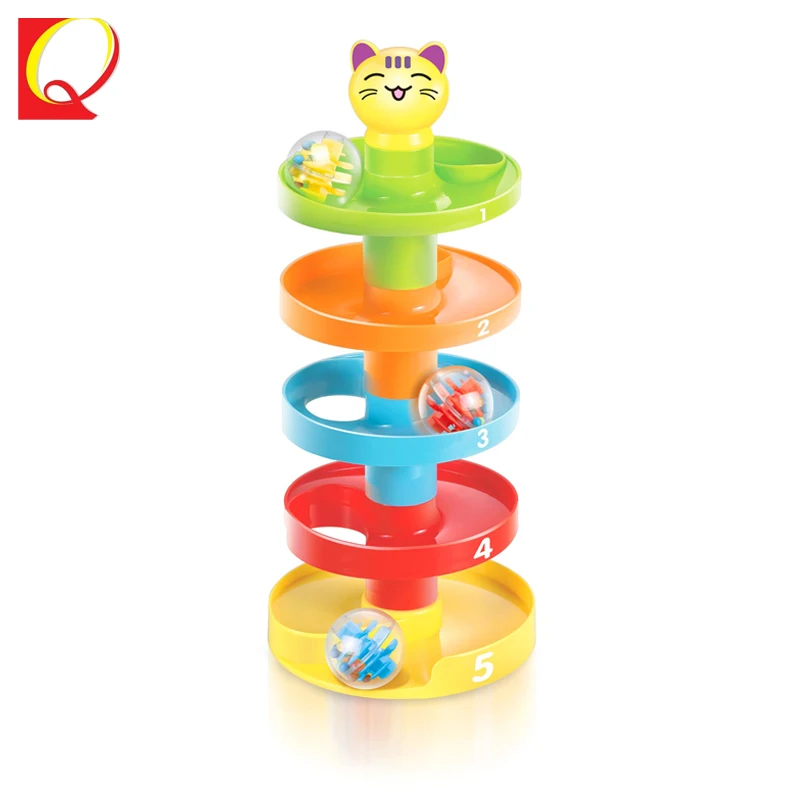 教育カラフルな猫ドロップ渦巻きタワーロールボール赤ちゃんのおもちゃ Buy 赤ちゃんのおもちゃ ローリングボールのおもちゃ ベビーローリング ボールおもちゃ Product On Alibaba Com