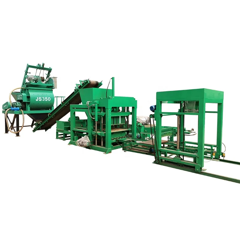 QT4 15 Glass Blocks Bricks Making Machine With Paving Stone Mold in India