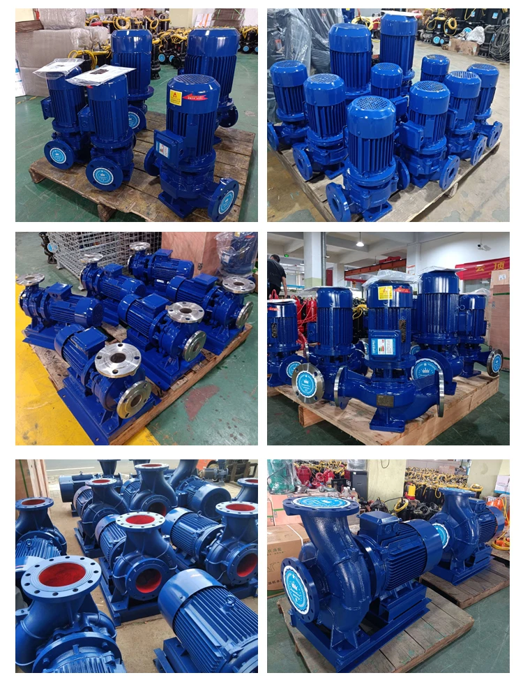 Вертикальный встроенный водяной насос ISG, насос для горячей воды