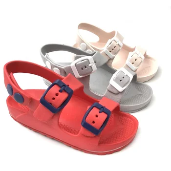 2021 New double buckle baby Kids sandals for children non-slip outdoor beach walking sandal kids casual shoes for boys and girls