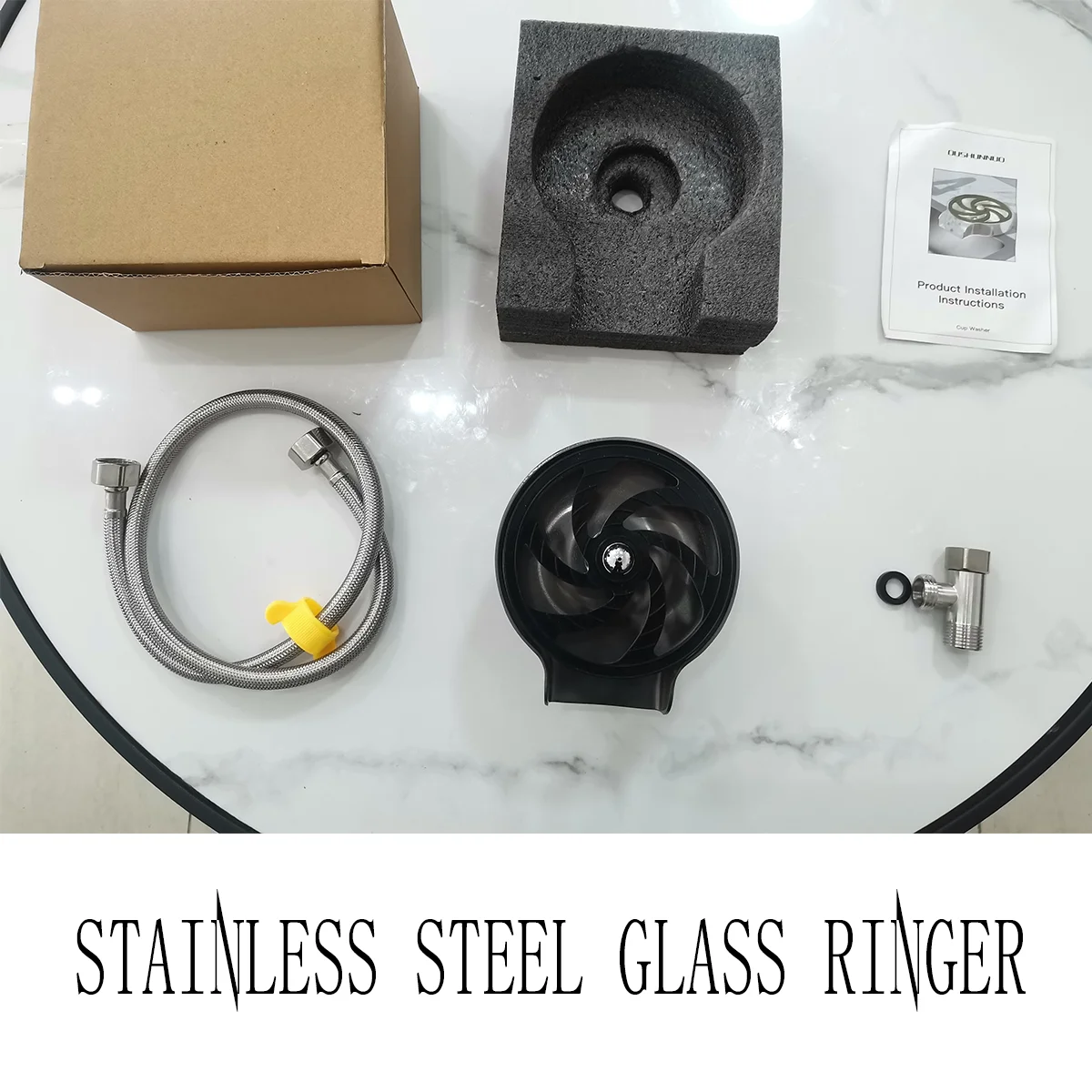 Plastic Glass Rinser For Kitchen Sinks Silicone Cup Washer For Sink ...