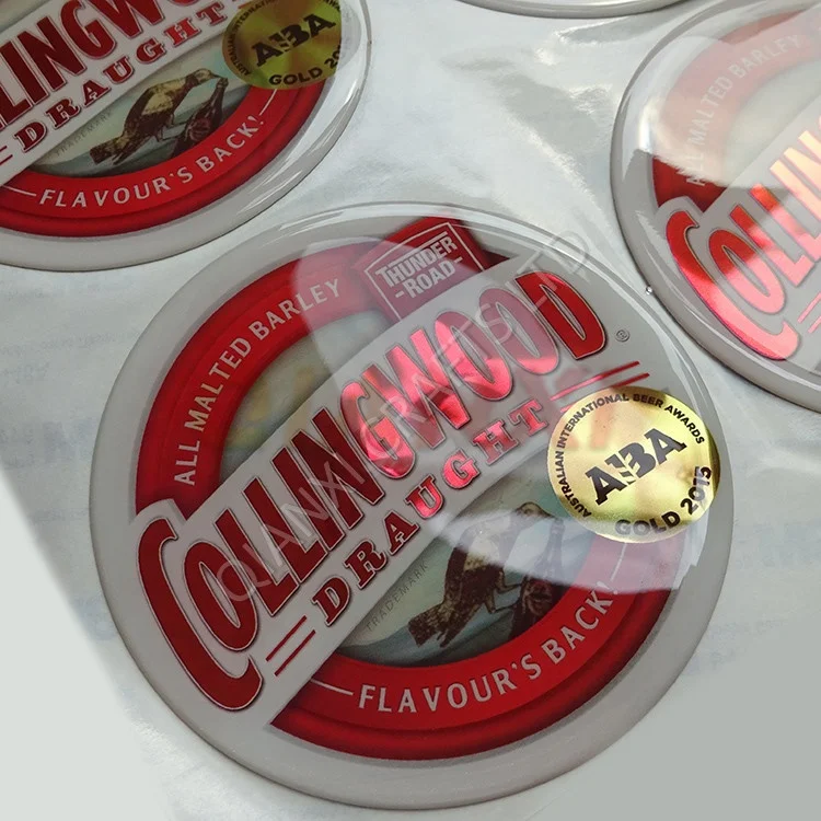 
Полиуретановая наклейка на заказ, прозрачная этикетка из уретана, эпоксидная смола, купольная наклейка 