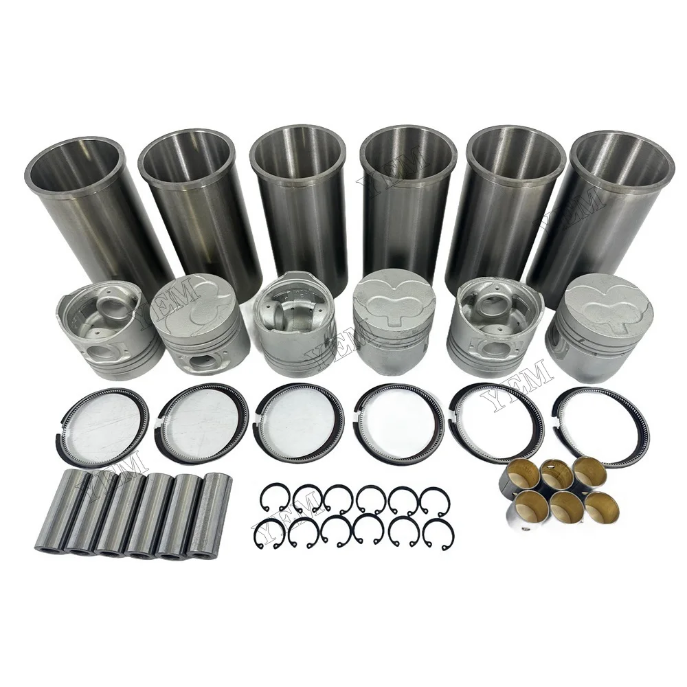 Cylinder Liner Kit Compatible for Nissan SD33 Engine Parts Best Quality