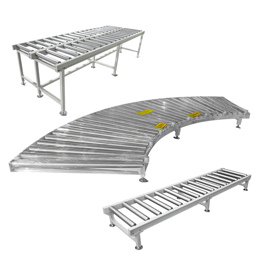 Hongrui Factory Direct Sale Material Handling Roller Conveyor For Drum