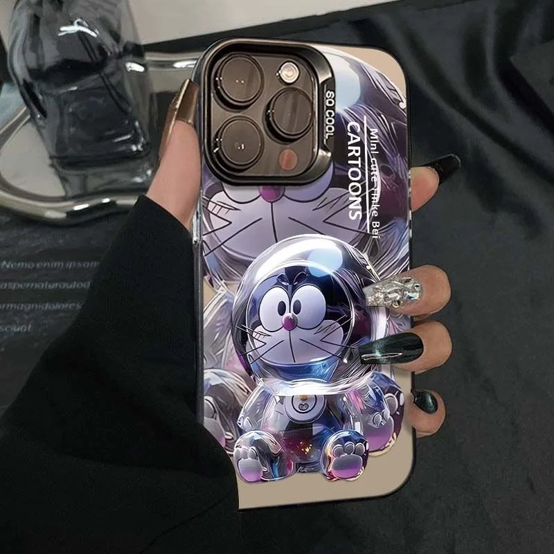 Astronaut Doraemon Suitable for IPhone16promax Mobile Phone Case IPhone15 Internet Red 14 Creative 13 Trend X