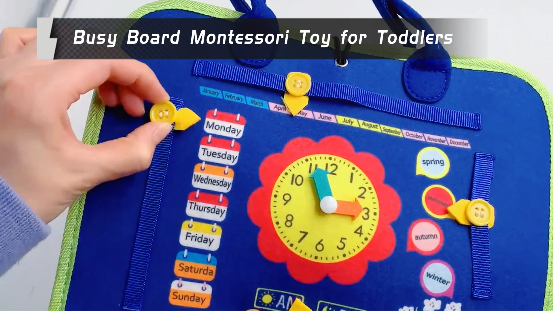 Af New Release Toys Early Educational Montessori Activity Board For ...