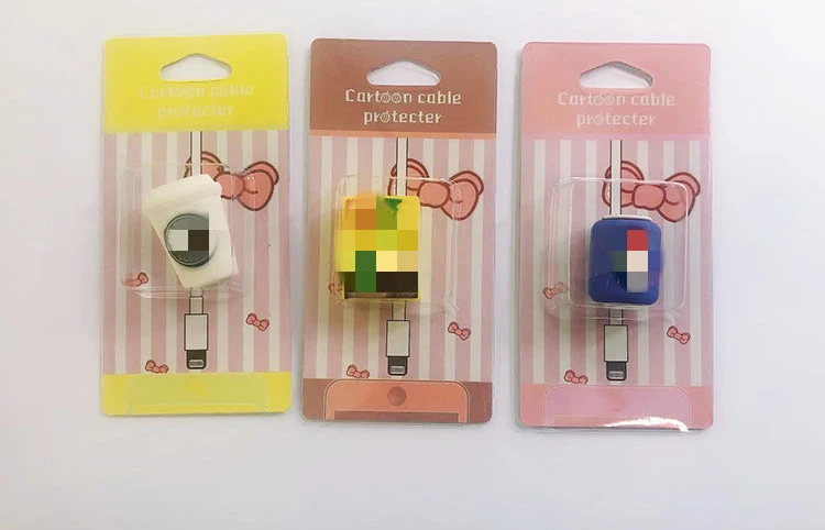 
cartoon animal bite data charger Cable Protector 