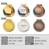 Rainbow Swirl Medal