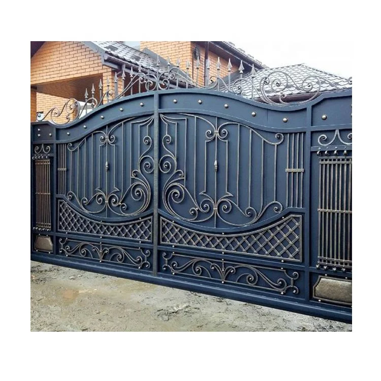 New Designs Modern Simple Iron Security Gate Stainless Steel Grill Safety Iron Main Gate