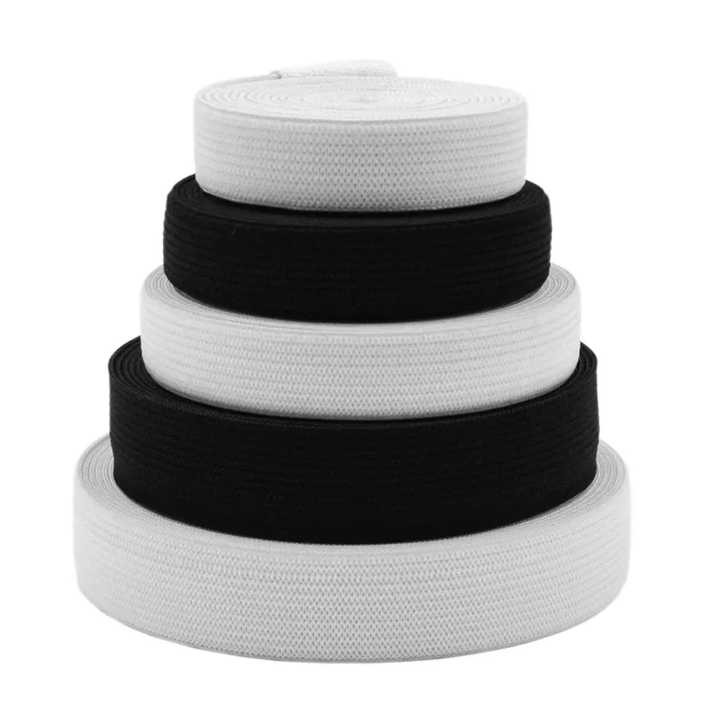 5yard/lot High Quality Flat Elastic Band For Sewing Clothing Accessories Various