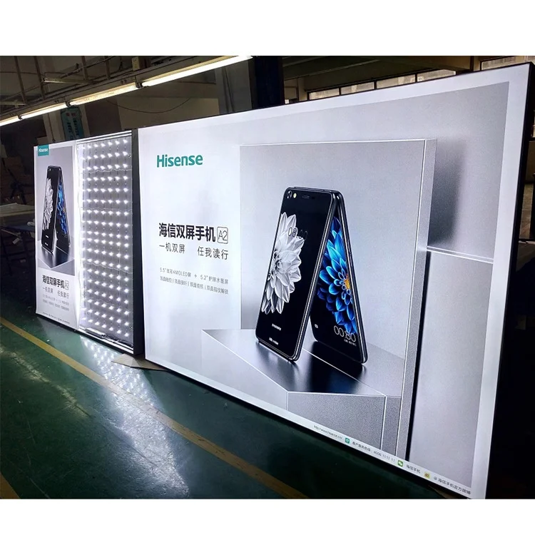 LED Ploča za Unutarnju Reklamu s Aluminijastim Okvirom i Svjetlobnim Kutijama za Reklamu Premium Alat za Unutarnju i Vanjsku Reklamu