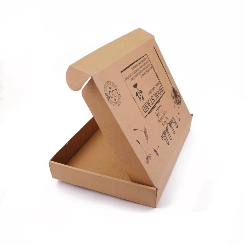 Custom kraft corrugated paper mailer box shipping box logo customized eco friendly manufacture