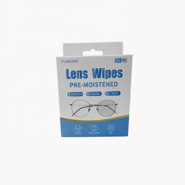 2023 Hot Selling Product Multi-purpose And Disposable Quick Drying Eyeglasses Cleaning Wipes