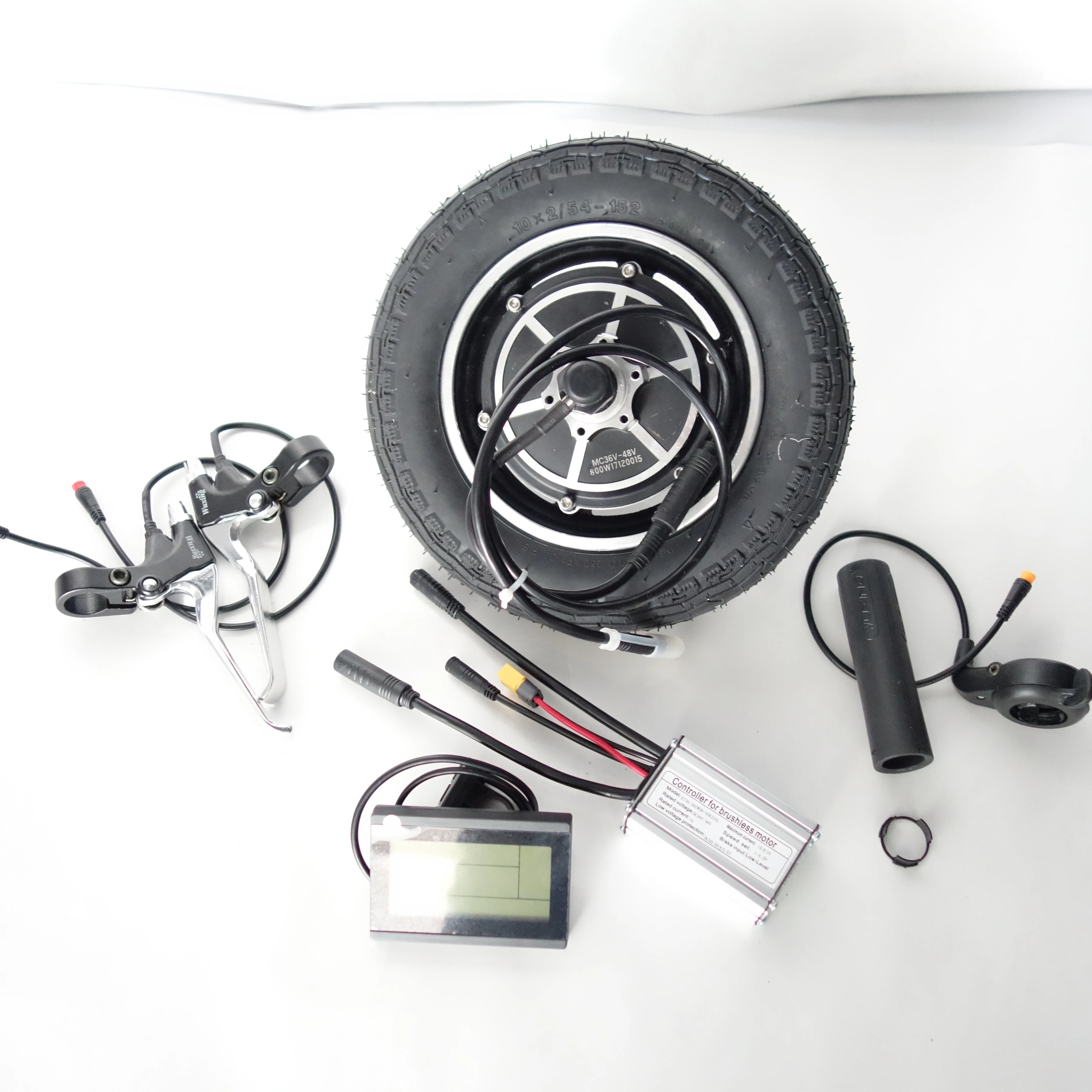 Waterproof Reverse Function 10 Inch 36v 500w Wheel Hub Scooter Motor