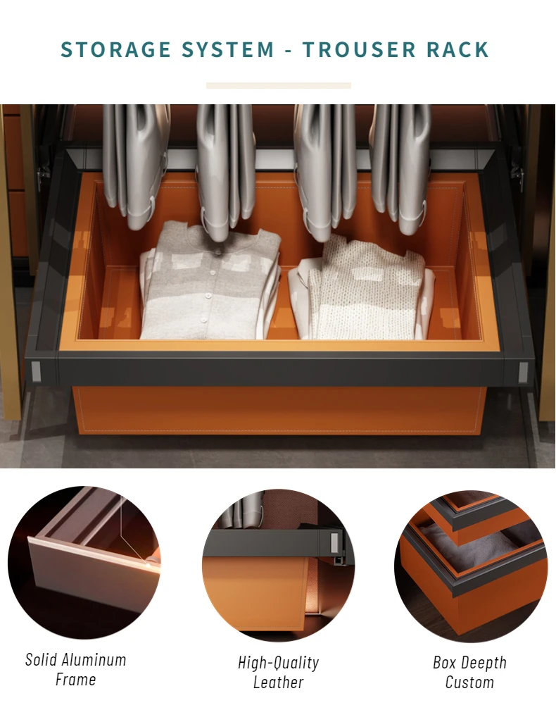 Wardrobe Fittings Hangers Racks Pull Out Sliding Closet Hanger Wardrobe ...