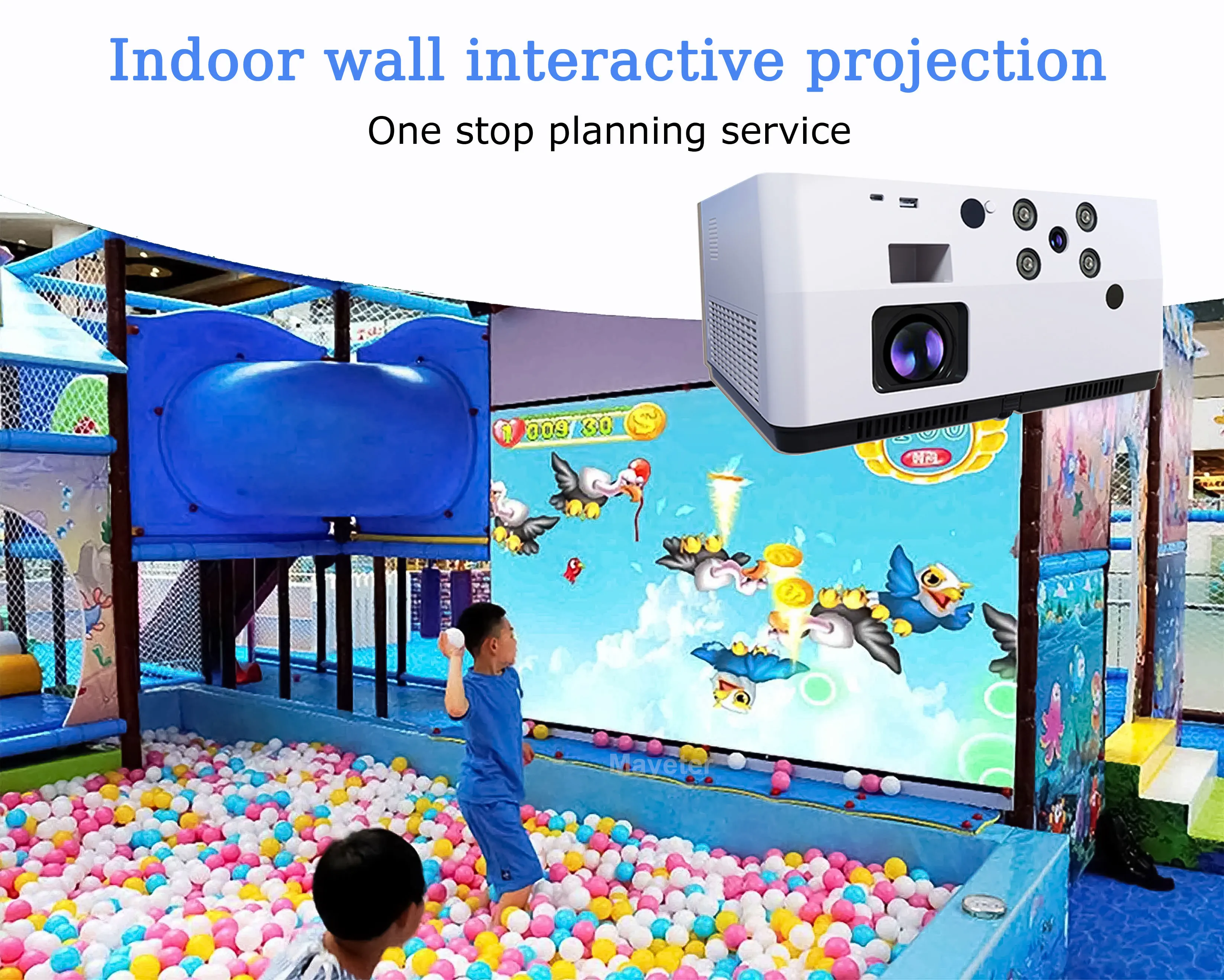 3d Interactive Touch Projector Game Screen Immersive Projector ...