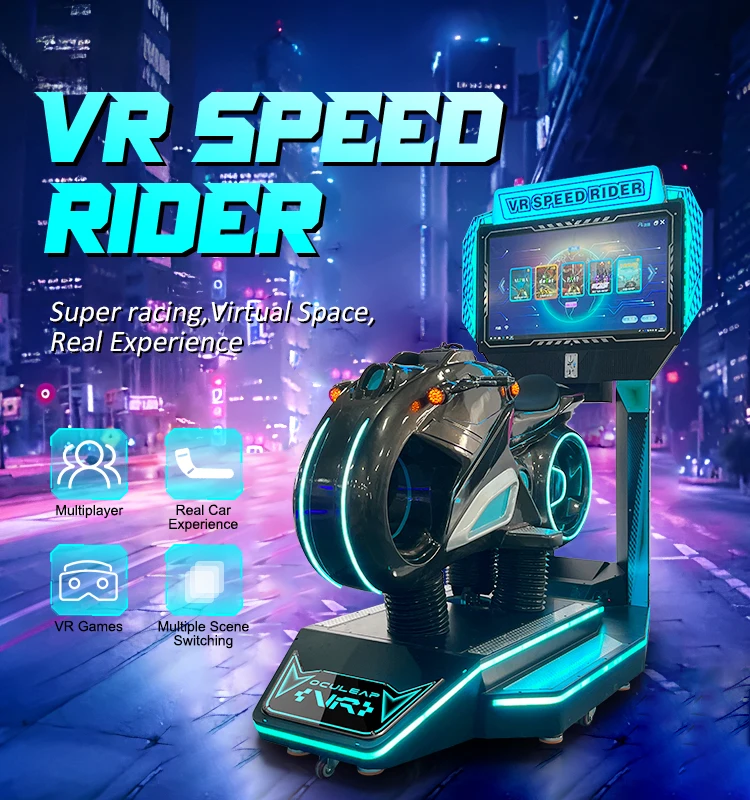 Playfun Game Room - Coin Operated VR Moto Driving Ride