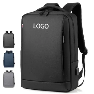 Custom Waterproof 15.6 Inch College Luxury Student School Backpack Business Mens Computer USB Laptop Backpack