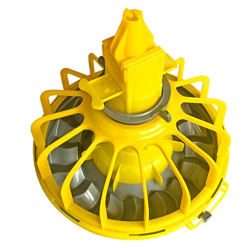 Duck Goose House Pan Feeder Poultry Feeding Systems Yellow Red