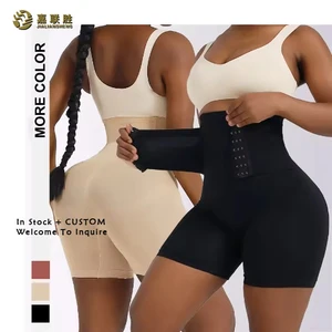 High Waist Firm Tummy Control Panties With Hooks Shapewear Waist Trainer Fajas Slimming Panty Postpartum Body Shaper for Women