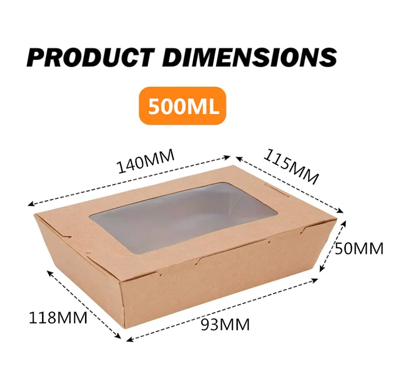 Cheap Price Takeaway Food Packaging Boxes Custom Print Logo Lunch Food