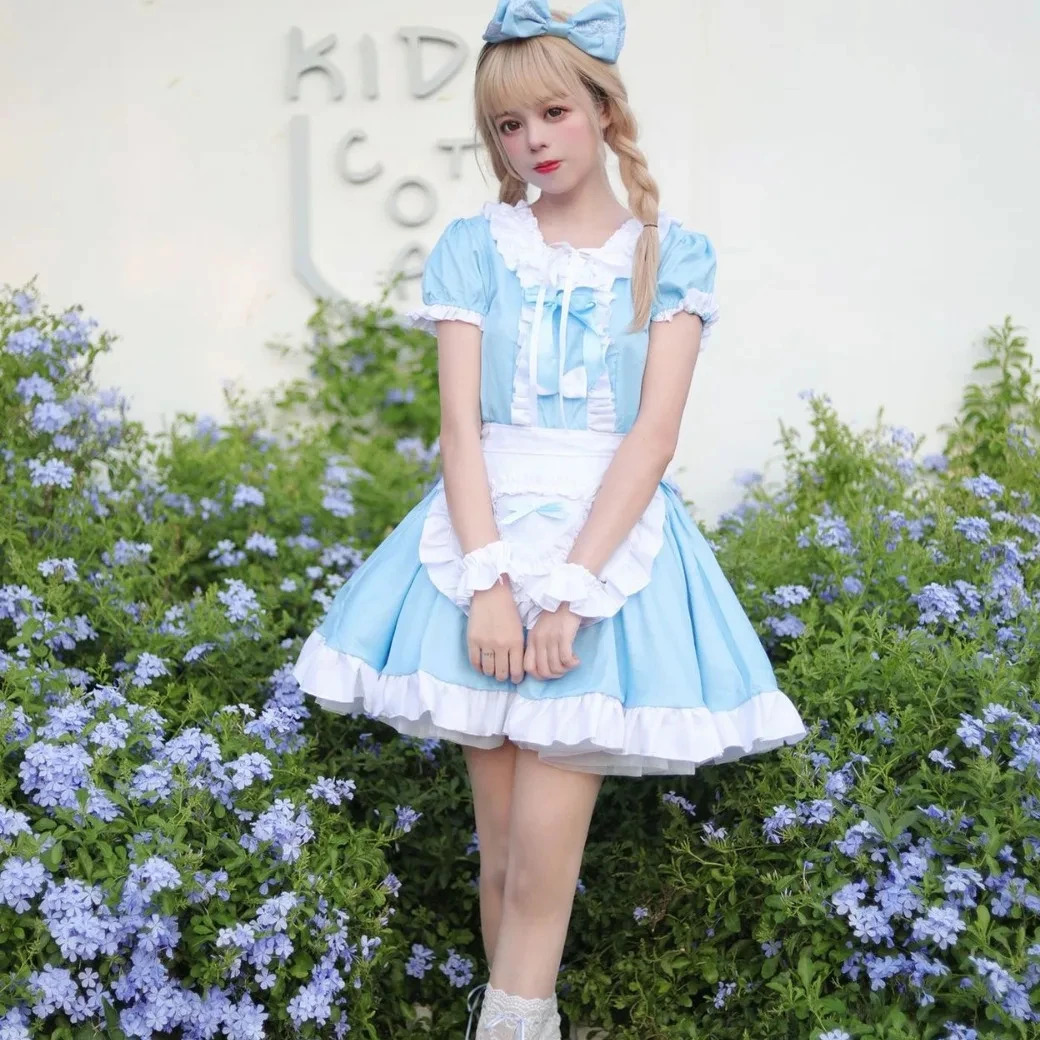 New Halloween Alice Costume Maid Dress Cute Network Red Two Yuan Wonderland