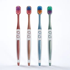 High-End Luxury PVC Toothbrush for Adults Soft Bristled Biodegradable Disposable Customized Design New Technology Direct Chinese