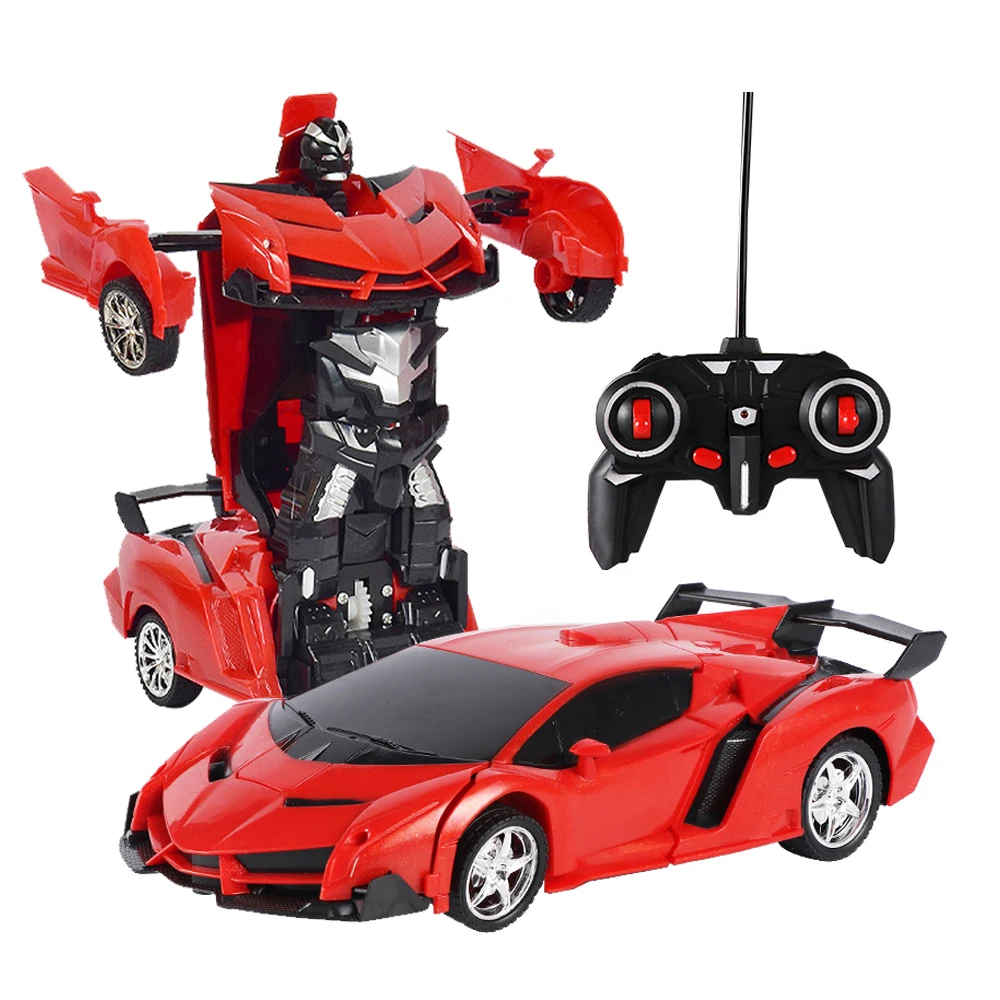 Transformation Rc Robot Car Toy 118 Scale Rc Car Deformation Robot