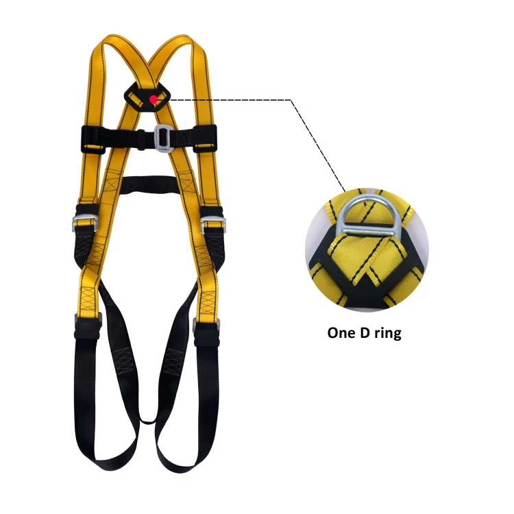 Rescue Full Body Safety Harness Rope Access Climbing Belt For Fall Protection Rings Steel Weight