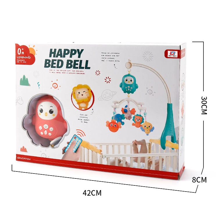 Заводная коробка, милая форма, детская игрушка, погремушка, музыкальный вращающийся детский плохой колокольчик